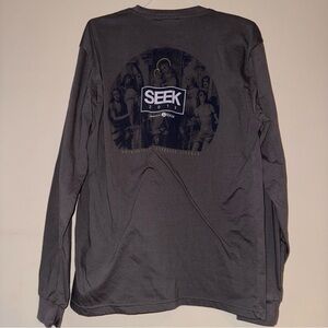 Gray Long Sleeve ‘Be Saints’ Shirt